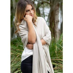 Zestt Organics Dreamsoft Travel Scarf in Birch Organic Cotton